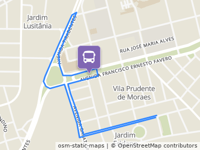 Mapa da parada