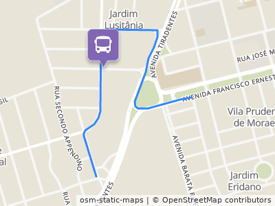 Mapa da parada