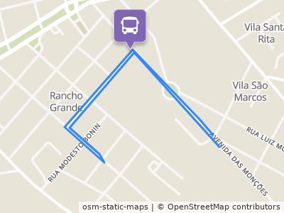 Mapa da parada