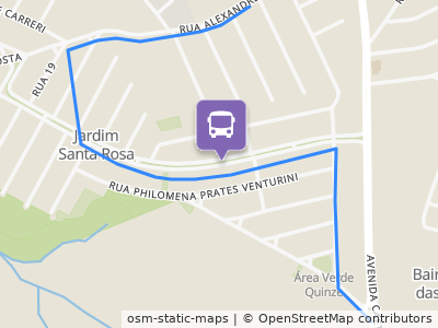 Mapa da parada