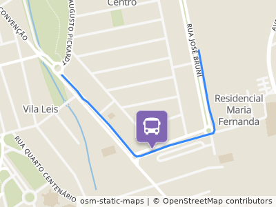 Mapa da parada
