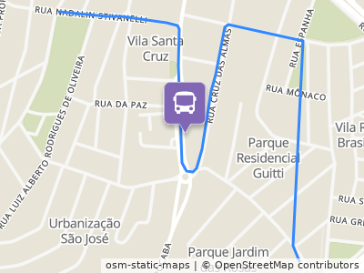 Mapa da parada