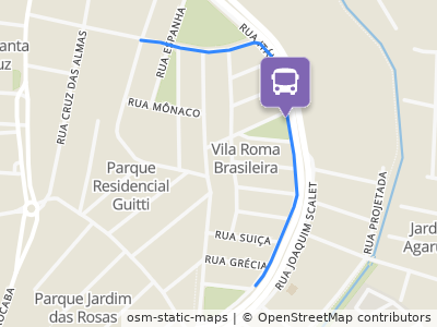 Mapa da parada