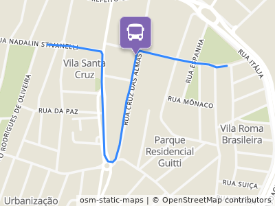Mapa da parada