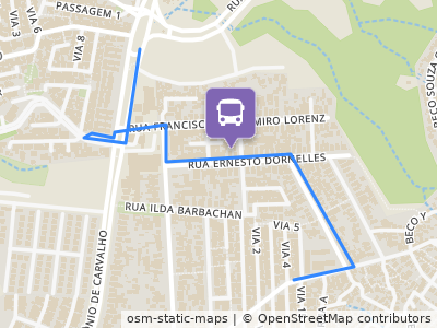 Mapa da parada
