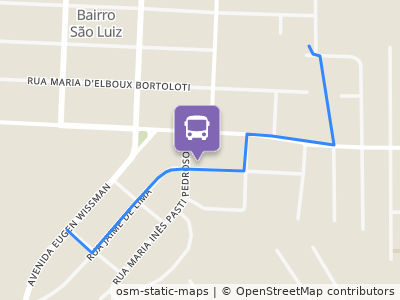 Mapa da parada