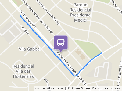Mapa da parada