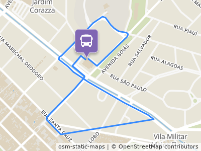 Mapa da parada