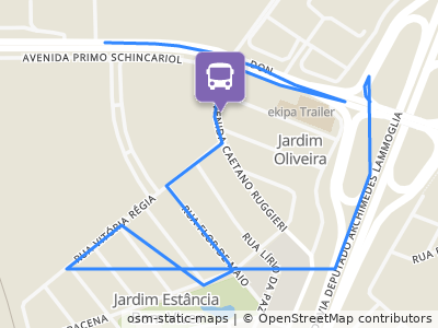 Mapa da parada