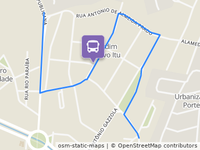 Mapa da parada