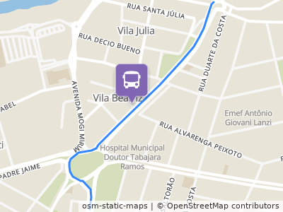 Mapa da parada