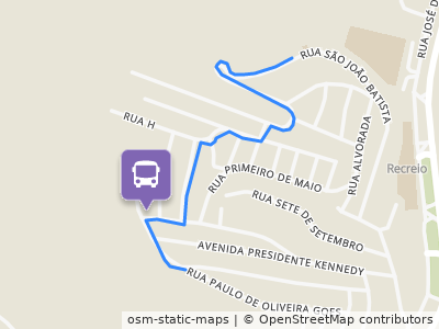 Mapa da parada