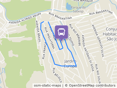 Mapa da parada