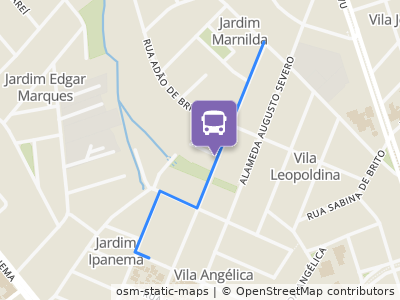 Mapa da parada