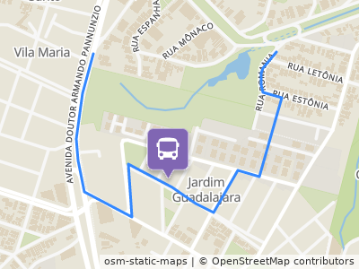 Mapa da parada
