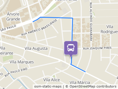 Mapa da parada
