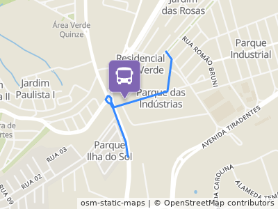 Mapa da parada