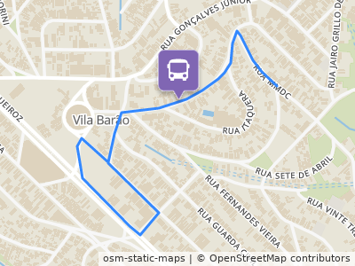 Mapa da parada