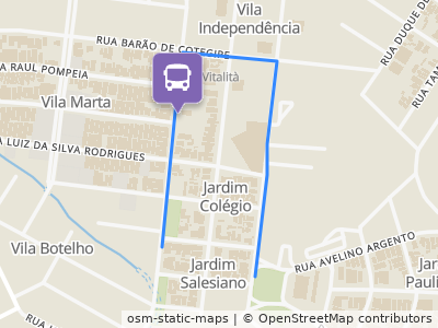 Mapa da parada