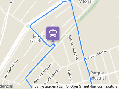 Mapa da parada