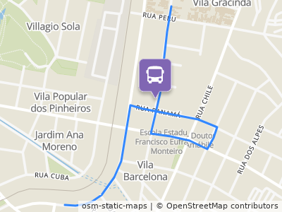 Mapa da parada