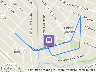 Mapa da parada