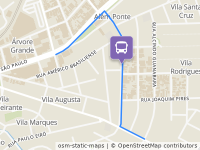 Mapa da parada