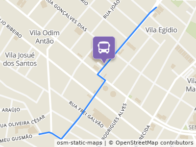 Mapa da parada