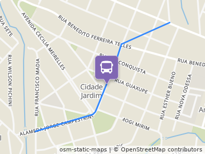 Mapa da parada