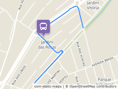 Mapa da parada