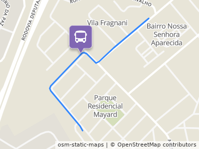 Mapa da parada
