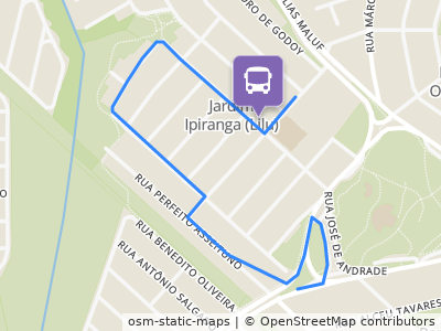 Mapa da parada