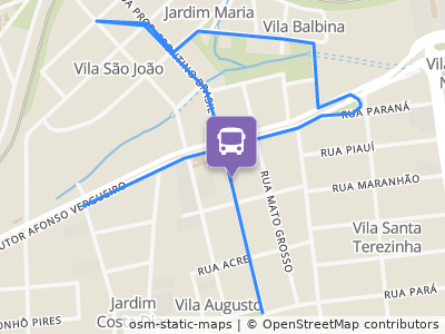 Mapa da parada