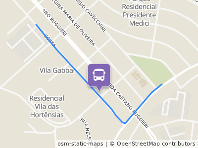 Mapa da parada