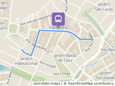 Mapa da parada