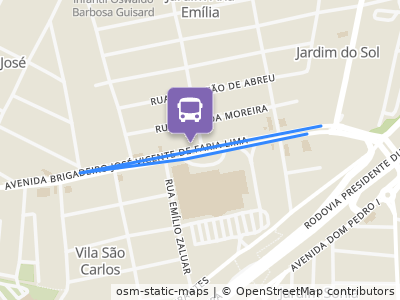 Mapa da parada