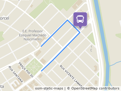 Mapa da parada