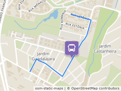 Mapa da parada