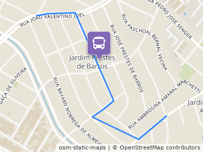 Mapa da parada