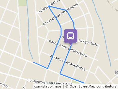 Mapa da parada