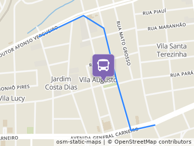 Mapa da parada