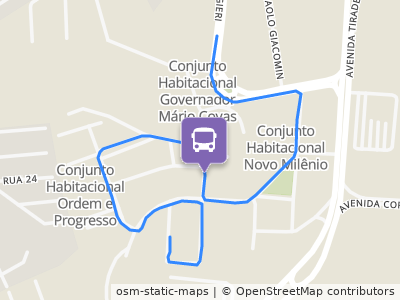Mapa da parada