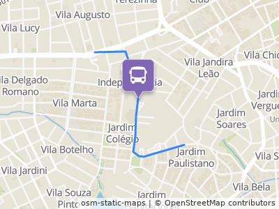 Mapa da parada