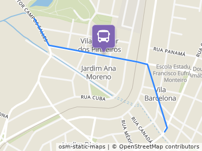 Mapa da parada