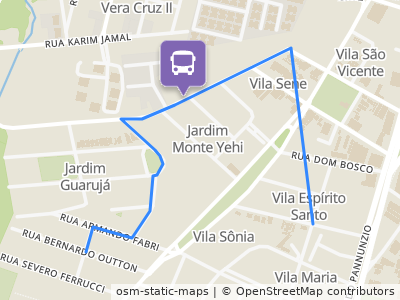 Mapa da parada