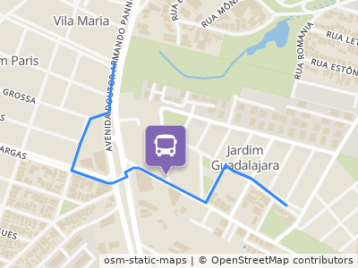 Mapa da parada