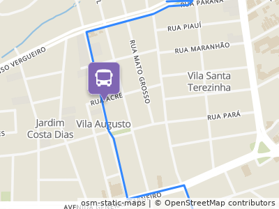 Mapa da parada