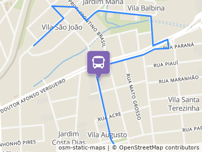 Mapa da parada