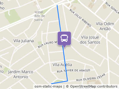 Mapa da parada