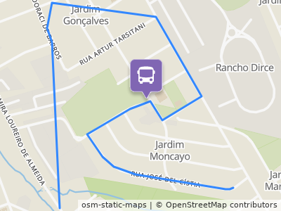 Mapa da parada